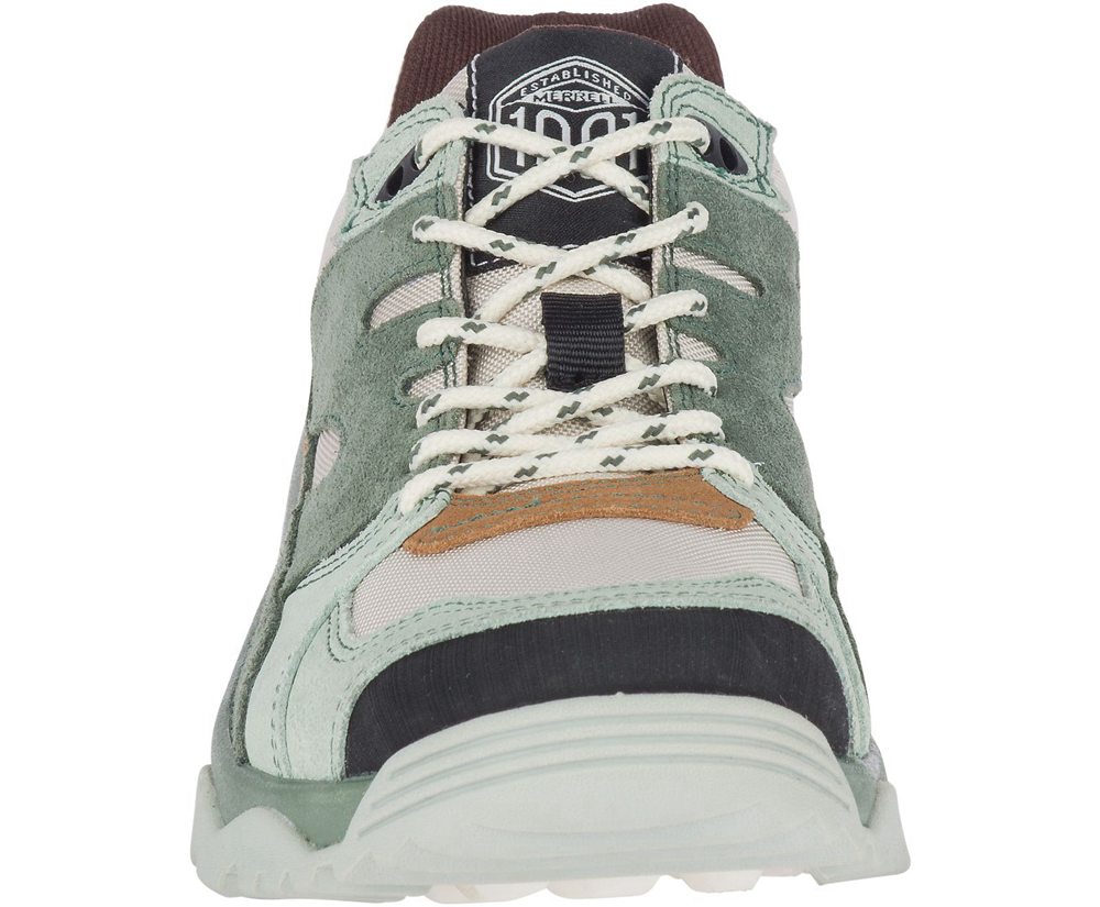 Buty Sportowe Merrell Damskie Oliwkowe/Białe - Boulder Range - 480265-ABZ